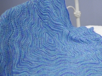 More Than One Way to Knit A Hat Waves Lapghan